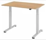 XMST 12 S | Schreibtisch 120 x 80 elektrisch h&ouml;henverstellbar Eiche