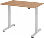 XMST 12 S | Schreibtisch 120 x 80 elektrisch h&ouml;henverstellbar Nussbaum