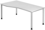 HILO 18 S | Schreibtisch - Wei&szlig; 180 x 100 h&ouml;henverstellbar
