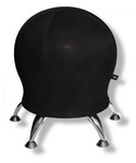 SITNESS 5 - Sitzball Schwarz Stoff