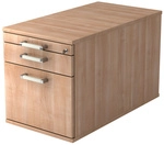 SIGNA TC20 CE - Rollcontainer Nussbaum Chromgriff Metall