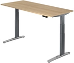 XBHM 19 GC | Schreibtisch - 180 x 80 Eiche elektrisch h&ouml;henverstellbar