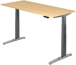 XBHM 19 GC | Schreibtisch - Ahorn 180 x 80 elektrisch h&ouml;henverstellbar