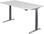 XBHM 2E GC | Schreibtisch - Wei&szlig; 200 x 100 elektrisch h&ouml;henverstellbar