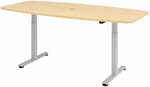 XMST 22 S | Schreibtisch - Ahorn 220 x 103 elektrisch h&ouml;henverstellbar