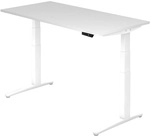 XBHM 16 WW | Schreibtisch - Wei&szlig; 160 x 80 elektrisch h&ouml;henverstellbar