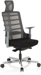 SKARIF - High End B&uuml;rostuhl Schwarz / Grau