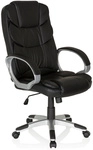 RELAX BY155 - Home Office Chefsessel Schwarz Buerostuhl24