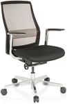 FOUNTAINE PRO - High End B&uuml;rostuhl Schwarz