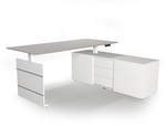 MOVE 3 | 180x80 | Schreibtisch elektrisch h&ouml;henverstellbar - Winkelschreibtisch
