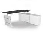 MOVE 3 | 180x80 | Schreibtisch elektrisch h&ouml;henverstellbar - Winkelschreibtisch