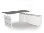 MOVE 3 | 180x80 | Schreibtisch elektrisch h&ouml;henverstellbar - Winkelschreibtisch