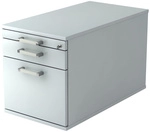 SIGNA TC20 CE - Rollcontainer Grau Chromgriff Metall