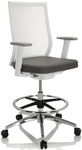 ASPEN WORK W - Counterstuhl Grau / Wei&szlig;