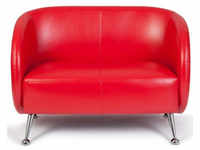 ST. LUCIA | 2-Sitzer - Lounge Sofa Rot