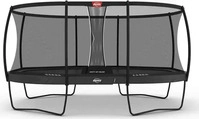 BERG 30.35.95.32, BERG Trampolin Oval Grand Champion Regular 520 Grau + Safety Net