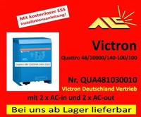 Victron Quattro 48/10000/140-100/100 - 0% MwST. (Angebot gem&auml;&szlig; &sect;12 USt...