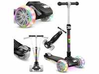 KIDIZ® Roller Kinder Scooter X-Pro2 Dreiradscooter mit PU LED Leuchtenden...