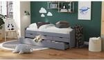 Funktionsbett "Aus eins mach zwei" 90x200 - grau