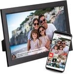 Denver PFF-1503 Digitaler WLAN-Bilderrahmen, 15.6"Touchscreen, schwarz