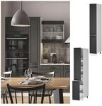 Vicco Apothekerhochschrank K&uuml;chenschrank K&uuml;chenzeile R-Line Landhaus 30 cm Wei&szlig;