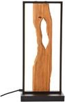 Brilliant Chaumont LED Tischleuchte 50cm schwarz/holz, Aluminium/Metall/Holz, 1x LED