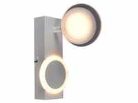 BRILLIANT Lampe, Meriza LED Wandspot weiß, 1x LED integriert, 10W LED integriert,