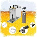 Komplett Set - Zapfanlage, Bierzapfanlage, Bierkoffer, Durchlaufk&uuml;hler PYGMY 25
