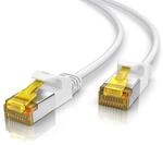 Primewire Ultra Slim Patchkabel Cat 7 - LAN Ethernet Gigabit Kabel - 10000 Mbit...