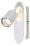 BRILLIANT Lampe, Kimon LED Wandspot wei&szlig;, 1x PAR51, GU10, 5W geeignet f&uuml;r