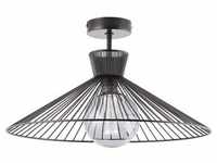 BRILLIANT Lampe, Elmont Deckenleuchte 45cm schwarz matt, 1x A60, E27, 52W, Für