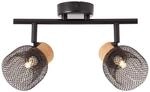 BRILLIANT Lampe Flaka Spotrohr 2flg schwarz matt 2x QT14, G9, 6W, geeignet f&uuml;r