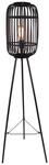 BRILLIANT Woodrow Standleuchte, dreibeinig holz dunkel/schwarz