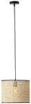 BRILLIANT Lampe Wiley Pendelleuchte 30cm rattan 1x A60, E27, 60W, geeignet f&uuml;r