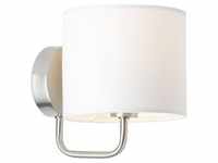 BRILLIANT Lampe Sandra Wandleuchte eisen/weiß 1x D45, E14, 40W, geeignet für