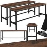 tectake&reg; 2er Set Sitzbank, Industrial Style, Belastbarkeit 200 kg, 108 x 32,5 x 50