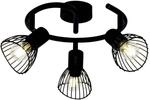 BRILLIANT Lampe Elhi Spotspirale 3flg schwarz 3x D45, E14, 40W, geeignet f&uuml;r