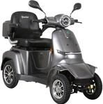 GreenStreet Elektromobil E-Mover Deluxe 1000 W 20 km/h dunkelgrau inkl. Topcase
