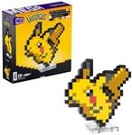Mattel HTH74 - Mega - Pok&eacute;mon - Pikachu Pixel Art Bauset, 400 Teile