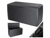 KESSER® Auflagenbox Kissenbox 290 Liter mit abschließbarem Deckel Haltegriffe