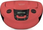 TechniSat Viola CD-1 Boombox mit Bluetooth, Batteriebetrieb & CD-Player rot