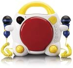 Lenco KCD-011KIDS Tragbarer Kinder Karaoke CD-Player mit Bluetooth