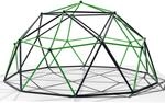 Kletterger&uuml;st 360x360x180cm DomeClimber Kinder Kletterkuppel Geodome 12FT -