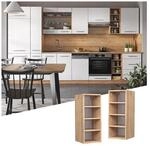 Vicco Regalh&auml;ngeschrank K&uuml;chenschrank K&uuml;chenm&ouml;bel Fame-Line Eiche modern 30 cm