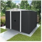 HOME DELUXE Ger&auml;teschuppen aus verzinktem Stahl BOHIO XXL - 257 x 313 cm