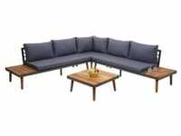 Garten-Garnitur MCW-E97, Garnitur Sitzgruppe Lounge-Set Sofa, Akazie Holz