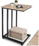 tectake&reg; Beistelltisch, Industrial Style, in praktischer C-Form, 48 x 35 x 66 cm