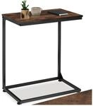 tectake&reg; Beistelltisch, Industrial Style, in praktischer C-Form, 55,5 x 35 x 67 cm