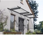 Canopia Nancy 4x0.9 Vordach, grau, klar