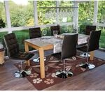 6er-Set Esszimmerstuhl MCW-C41, Stuhl K&uuml;chenstuhl, h&ouml;henverstellbar drehbar,